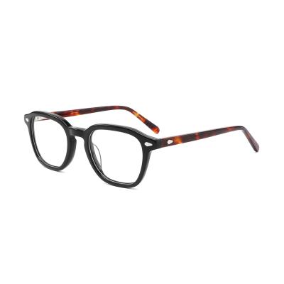 China Wholesale Classic Acetate Eyewear Classic Timeless Frames Flex Hinge Mens Womens Custom Logo Glasses for sale