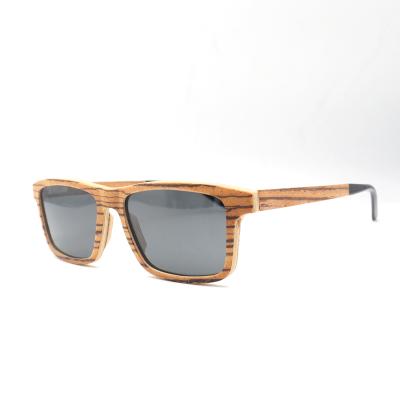 China TAC High Quality Wood Sun Glasses Polarized Mens Square Frames Logo Sunglasses Custom Made for sale