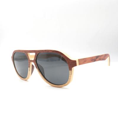 China TAC High Quality Wood Sun Glasses Polarized Men Piolet Frames Classic Custom Logo Sunglasses for sale