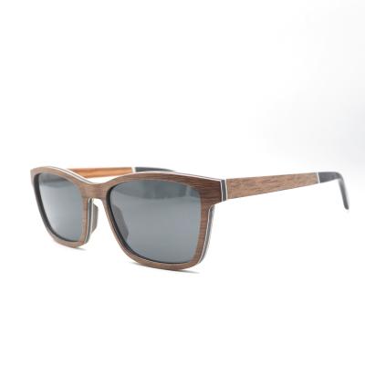 China TAC High Quality Wood Sun Glasses Polarized Mens Square Frames Logo Sunglasses Custom Made for sale