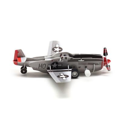 China Motorized With Gear Box Factory Direct New Product High Quality Kids Toy 3D Puzzle Airplane For Kids Study for sale