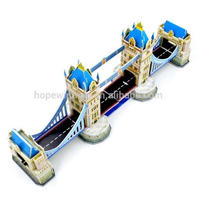 China Cartoon Toy Best Selling Large Bridge Building 3d Foam Puzzle Games for sale