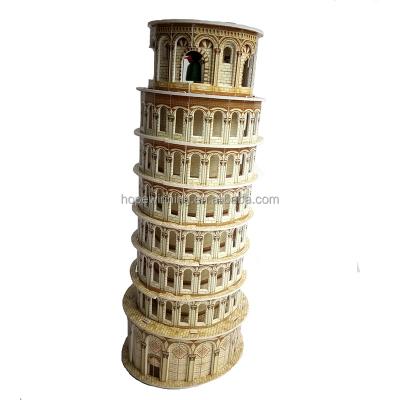 China DIY TOY Hot New Foam Product World Architecture Leaning Tower Of Pisa 3d Children Puzzle for sale