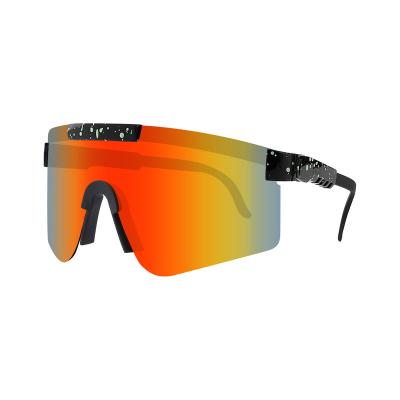 China PC Sunglasses Mines Vipers TR90 Mirrored Lens Sport Windproof UV400 Cycling Protection Pits Polarized Sunglasses For Women Men for sale