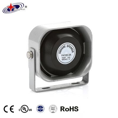 China Good Quality 100W 3A 12V Small Aluminum Police Motorcycle Ambulance Siren Alarm for sale