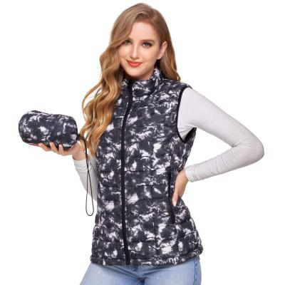 China 2021 Spring Warm Sleeveless Women Winter Jacket Coat Stripper Ultralight Waterproof Ultralight Packable Down Vest for sale