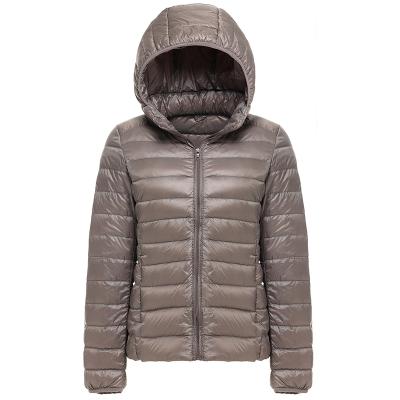 China Waterproof 2021 New Lady Ultralight Duck Down Jacket Female Windproof White Warm Parka Coat 90% Brand Duck Down Jacket Autumn Winter for sale