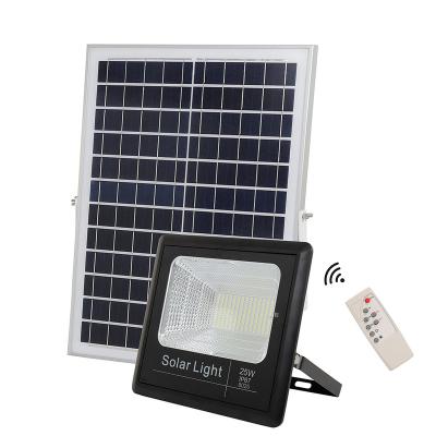 China Residential Super High Lumens 25w Home Use Aluminum Led Solar Lights Lamp Garden Flood Wall Flood Lights Lamp For Outdoor Waterproof for sale