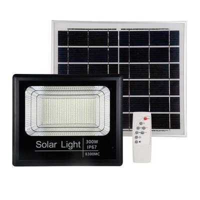 China 300w Lumens Output Residential Strong Waterproof Led Wall Garden Panel Spotlight Lights Outdoor Solar Lamp for sale