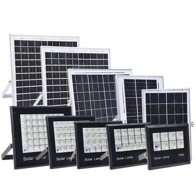 China Best Price High Lumen 25w 60w 80w 100w 200w Residential ABS Outdoor Waterproof Solar Garden Led Flood Wall Light Lights for sale