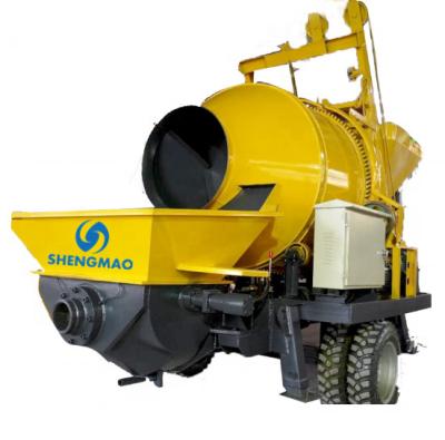 China Diesel Concrete Mixer Pump 30M3/H Mobile JBS30R Pump Machine For Architecture for sale