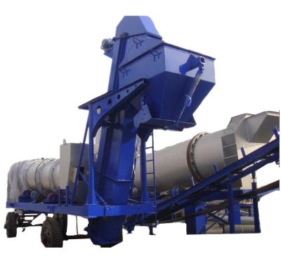 China PLC Motor Mini Drum Mix Plant , Asphalt Mixer Batching Plant 300 Kw for sale