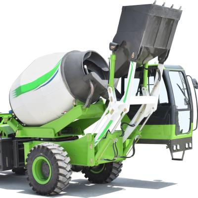 China Mobile Self Loading Concrete Mixer PLC Core Component Cubic Meter for sale