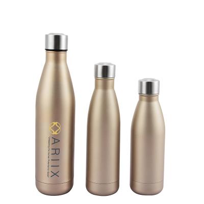 China Business Rayko Water Bottle 17oz Vacuum Insulated 18/8 Stainless Steel - 3 Sizes In Rose Gold Color for sale