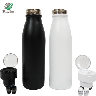 China Business Hot Water Flask Sublimation Double Single Wall Insulated Bottle Drinkable Wireless Earphone 3 In 1 Bottle for sale