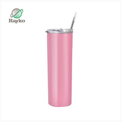 China Durable 20oz 30oz Stainless Steel Double Walled Tumbler Cups Vacuum Insulated Travel Tumbler With Straw Wholesale Tumbler Cups for sale