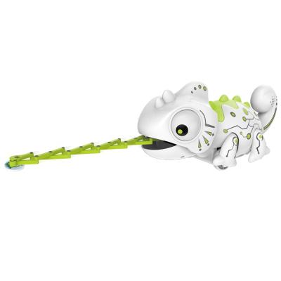 China Funny Color Changing RC Mini Chameleon Toys 2.4GHz Remote Control Chameleon With LED Flashing Lights 777-618 for sale