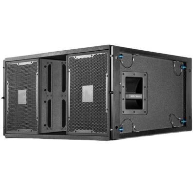 China Waterproof Line Array VT4889 VETEC Outdoor Plywood 2x15 Inch Speaker for sale