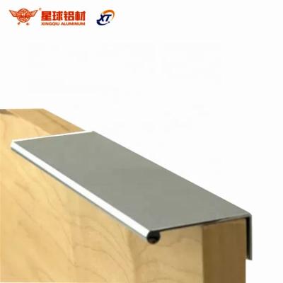 China high quality manufacture chrome profile extruded aluminum mirror finished aluminum profile for kitchen profile gola profile for sale