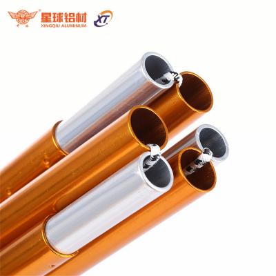 China Construction Customized Aluminum Tube 6061 Aluminum Alloy T6 Telescopic Tube Pipe Aluminum Locking Telescopic Tube for sale