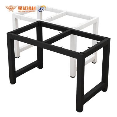 China Industry 6063 Industrial T5 Aluminum For Track Material Extrusion Worktable Frame Aluminum T Slot Profile for sale