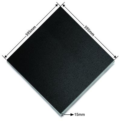 China Popular Mineral Acoustic Soundproof Mineral Panel 15mm Thickness Embedded Fiber Ceiling Decoration Ceilings Fiber Acoustic Ceiling Tile for sale