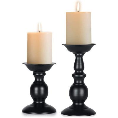 China Cylindrical Candlelight Candlelight Dinner Candle Holders Home Decoration Retro Wedding Centerpieces Gift Event Wedding Candelabras for sale