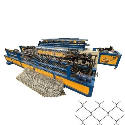 China Production Line Link Fence Full Automatic Single Mold Single Mold Wire Chain Link Fence Making Machine/Diamond Mesh Making Machine for sale