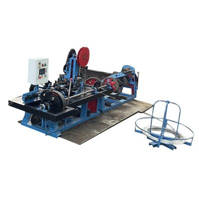 China Full Automatic Electric Galvanized Wire Mesh Barbed Wire Making Machine From Building Material Stores Factory Price for sale