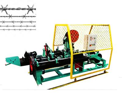 China Building Material Stores CS-C Full Automatic Positive Negative Twist Barbed Wire Making Machine Manufacturer for sale