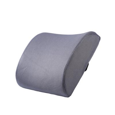 China Massage Durable 100% Memory Foam Protect Comfortable Soothe Lower Back Pain Relief Lumbar Support Back Pillow Cushion for sale