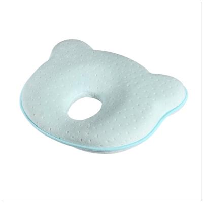 China Newborn Infant Baby Head Pillow Foam Bamboo Bed Massage Memory Sleeping Flat for Newborn for sale