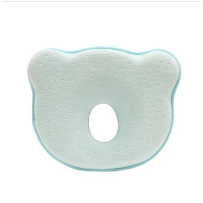 China Massage preventing flat head syndrome for your newborn baby made of memory foam head shaping pillow and neck support for sale