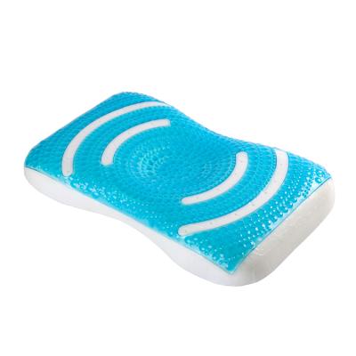 China Traditional Cool Massage Gel Memory Foam Sleep Pillows for sale