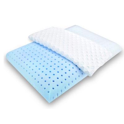 China Memory Gel Infused Air Ventilated Memory Foam Pillow For Back And Side Sleeper for sale