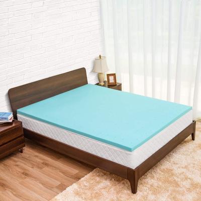 China Foldable Cool Gel Infused Memory Foam Mattress Topper Custom Size Bed Sleep Ventilated Mattress for sale