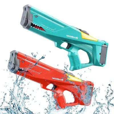 China Shark Water Bursting Gun Toy 550ml Capacity Electric Water Gun Water Sprayer Toy 42x18cm Toy Summer Outdoor Beach Pool for sale