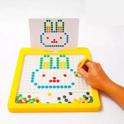 China Children Drawing Writing Education Tablet Board Early Educational Magnetic Drawing Puzzle For Children for sale