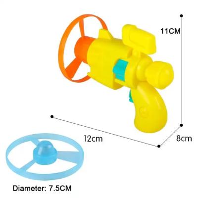 China Plastic Flying Firearm With Light Fly Shooter Outdoor Toy Guns From The Other Bamboo Flash Sky Toys Mini Kid The Dragonfly for sale