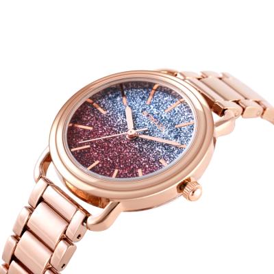 China Charm Shiny Starry dial Waterproof Alloy Strap women fashion watch for sale