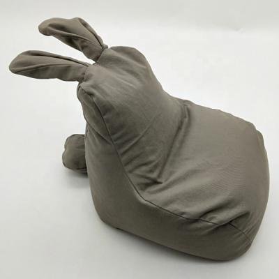 China Removable Rabbit Shape Children Living Room Cover Chair Cute Lazy Bean Bag Sofa for sale