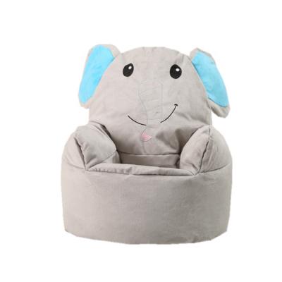 China Comfortable Elephant Online Animal Shape Baby Chair Bean Bag Indoor Bean Bag For Kids for sale