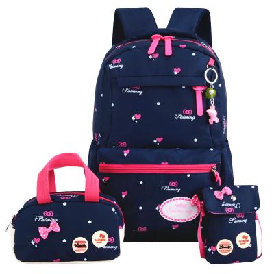 China Fashionable waterproof/reflect light 2021 wholesale custom school bag backpack waterproof casual school bags girls bookbags school satchel for kids backpack for sale