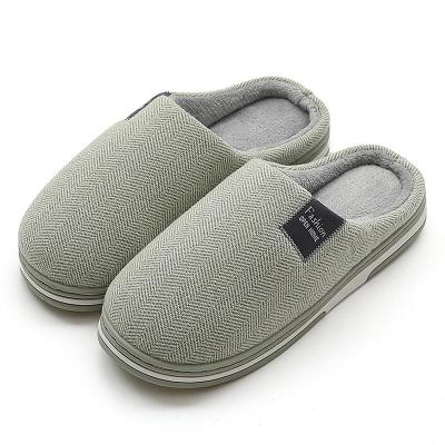 China Customized Men's And Women's Anti-skid Winter Slippers Fashion Home Warm Indoor Slippers for sale