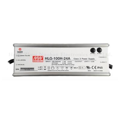 China With PFC Medium Well HLG-100H-24 100w 24v LED Driver 100w Waterproof Dimmable Led Driver for sale