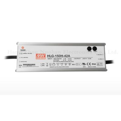 China Medium well HLG-150H-42 led driver 150W 42v pwm dimmable led driver HLG-150H-42 for sale