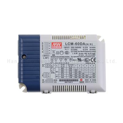 China Medium well LCM-60DA 60w 500ma dimmable led driver dali 60w led driver 123.5*81.5*23mm (L*W*H) for sale