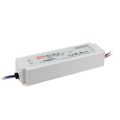 China MeanWell LPV-100-12 100w 12v waterproof led driver IP67 led driver LPV-100-12 for sale