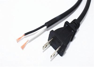 China High copper JIS  2pin 10amp power cord without connector power cabale OEM for sale