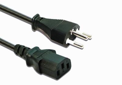 China Switzerland  copper ac power cord  PVC Sheath 0.5m1m2m3m power cable free sample for sale